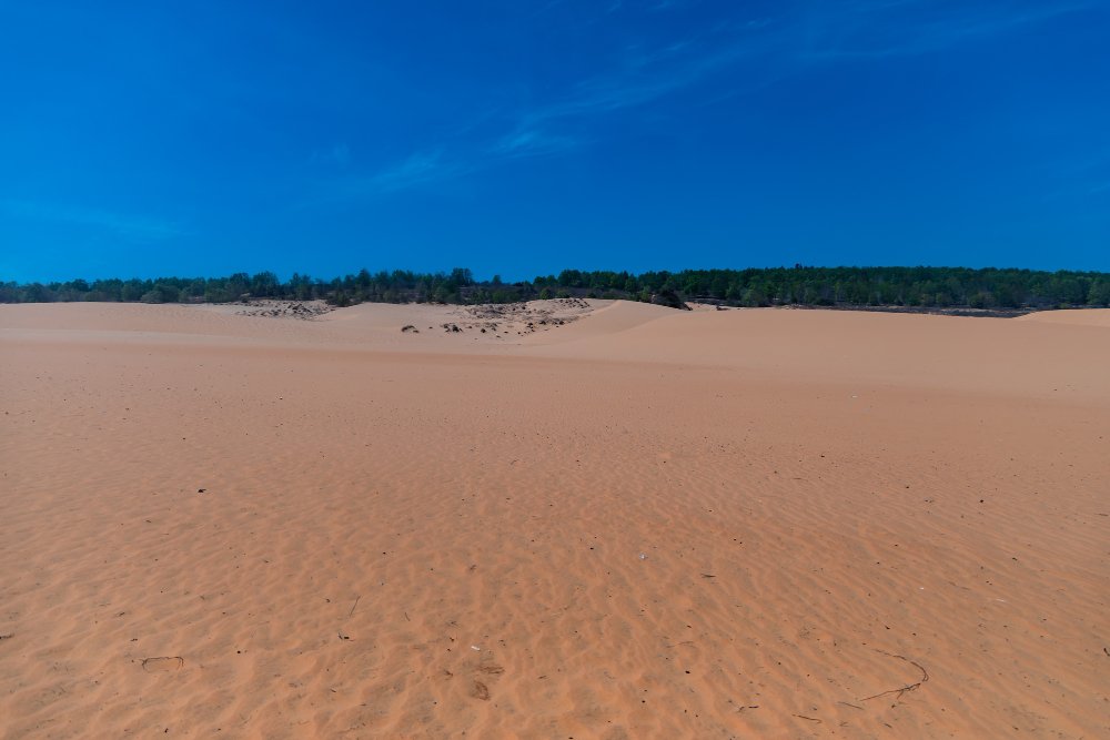 River sand mining being replaced