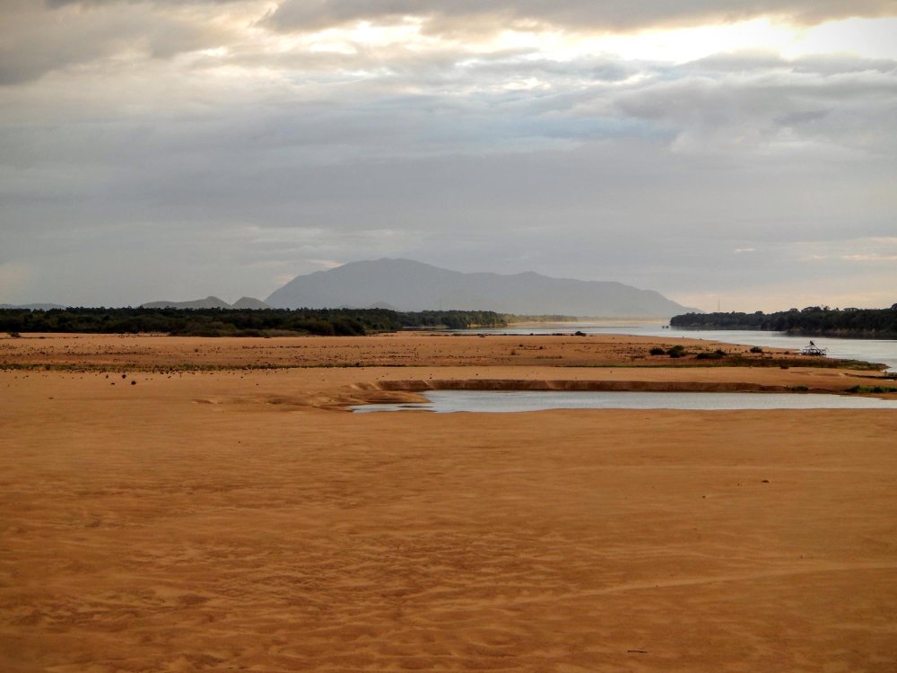 River sand mining problem